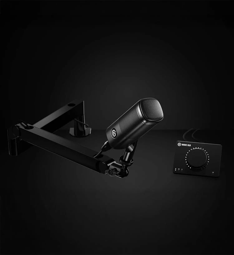 Wave DX - Black | Dynamic Vocal Microphone | Elgato