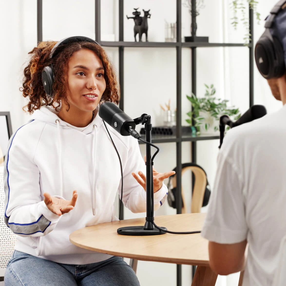 Podcaster with Wave DX on Mini Mount