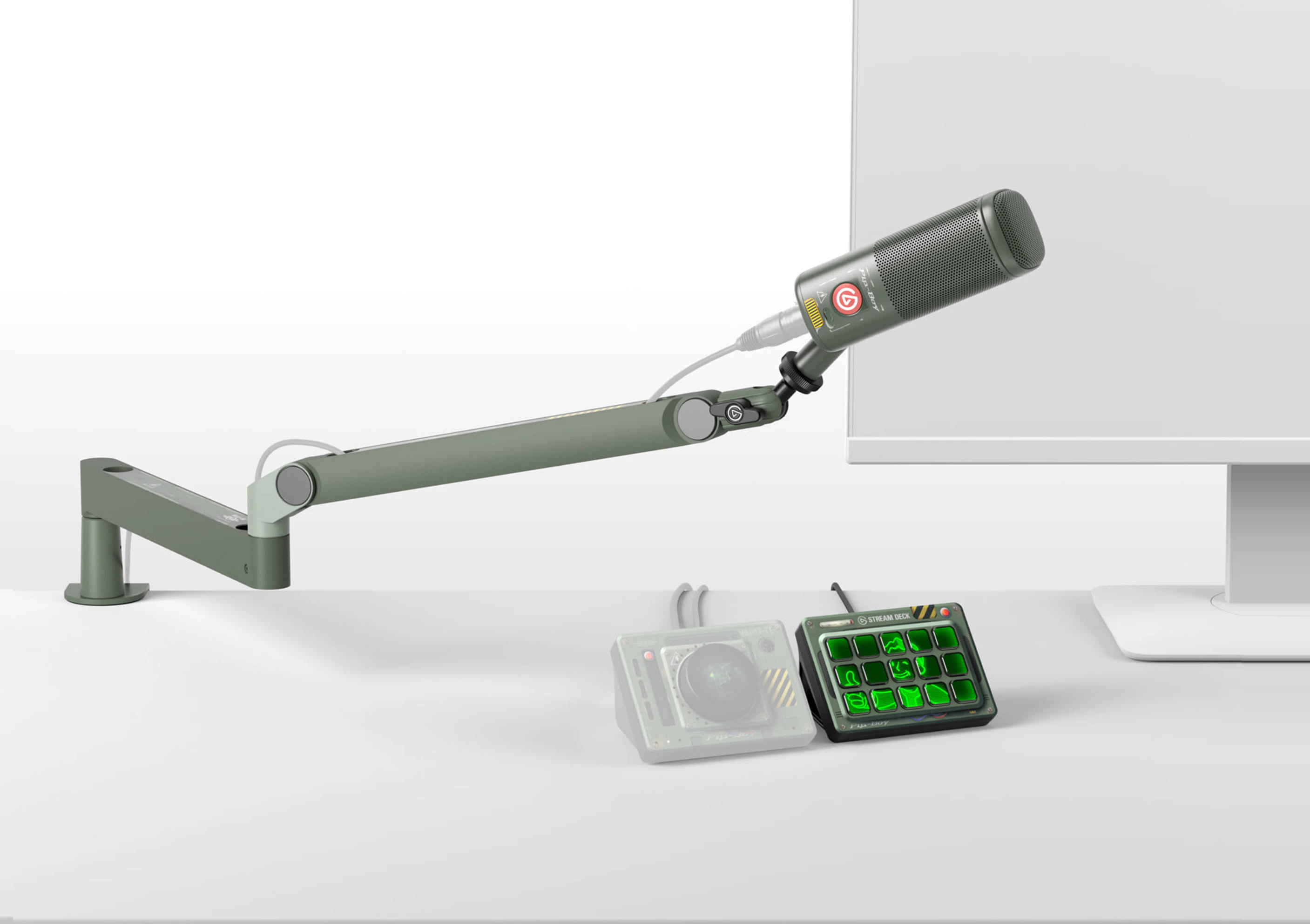 Fallout Triple Kit - Mount, Control and Mic