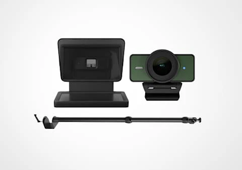 Facecam 4K (Pine), Prompter and Master Mount L Bundle